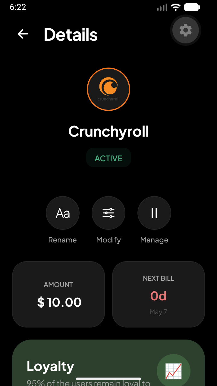 Get Notified on what's renewing