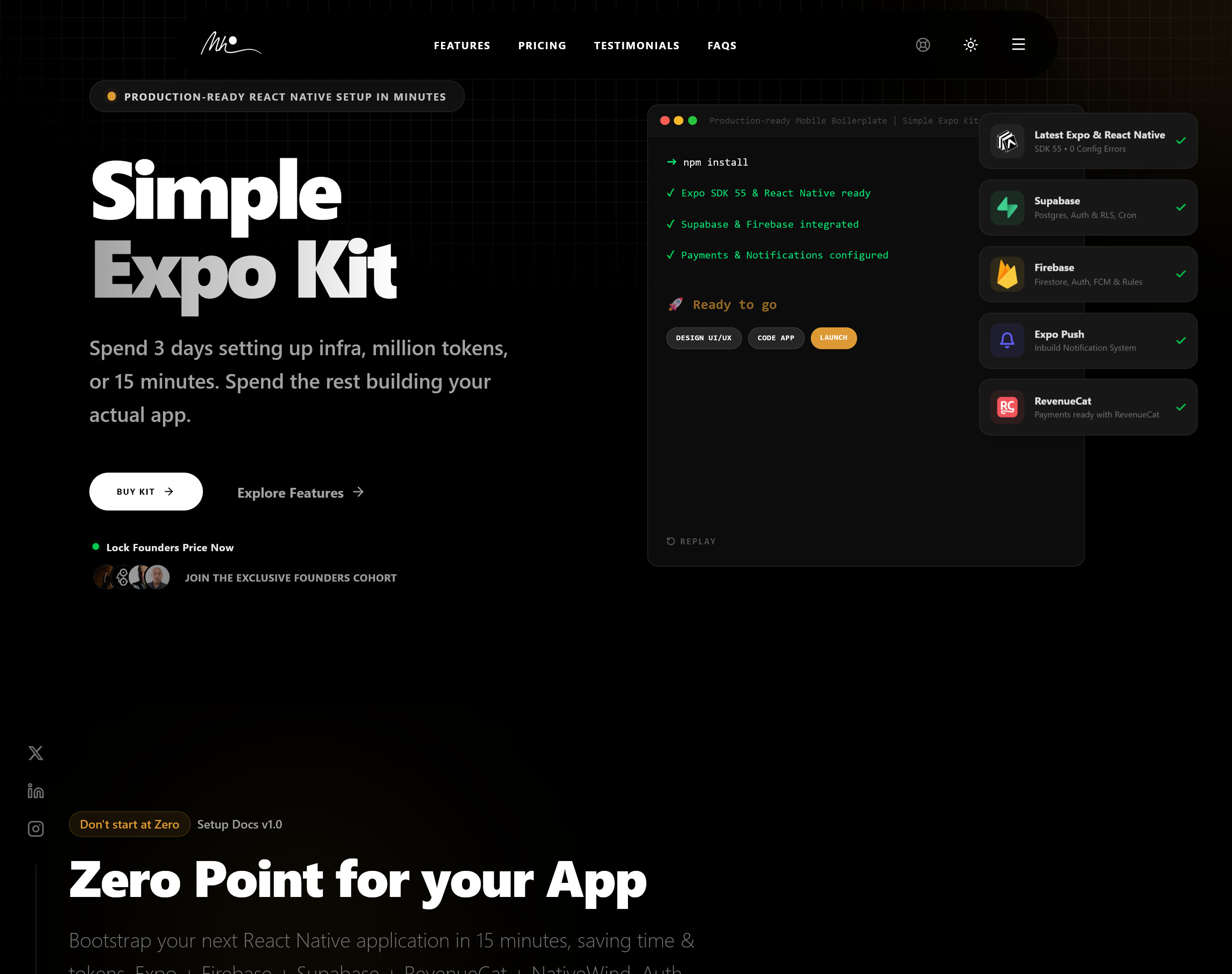 Simple Expo Kit | React Native Starter Kit For Founders & Agencies